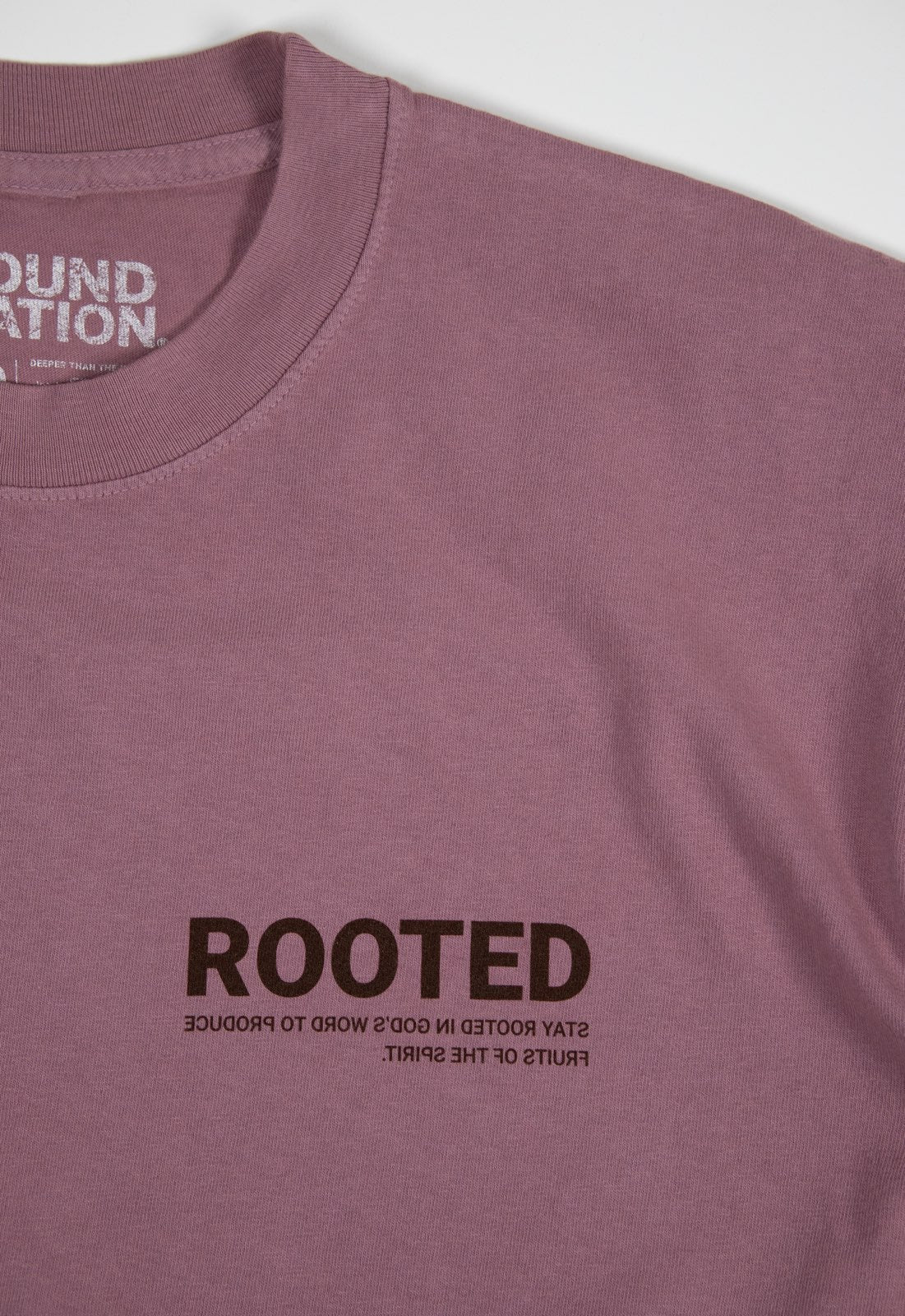 MAUVE ROOTED TEE