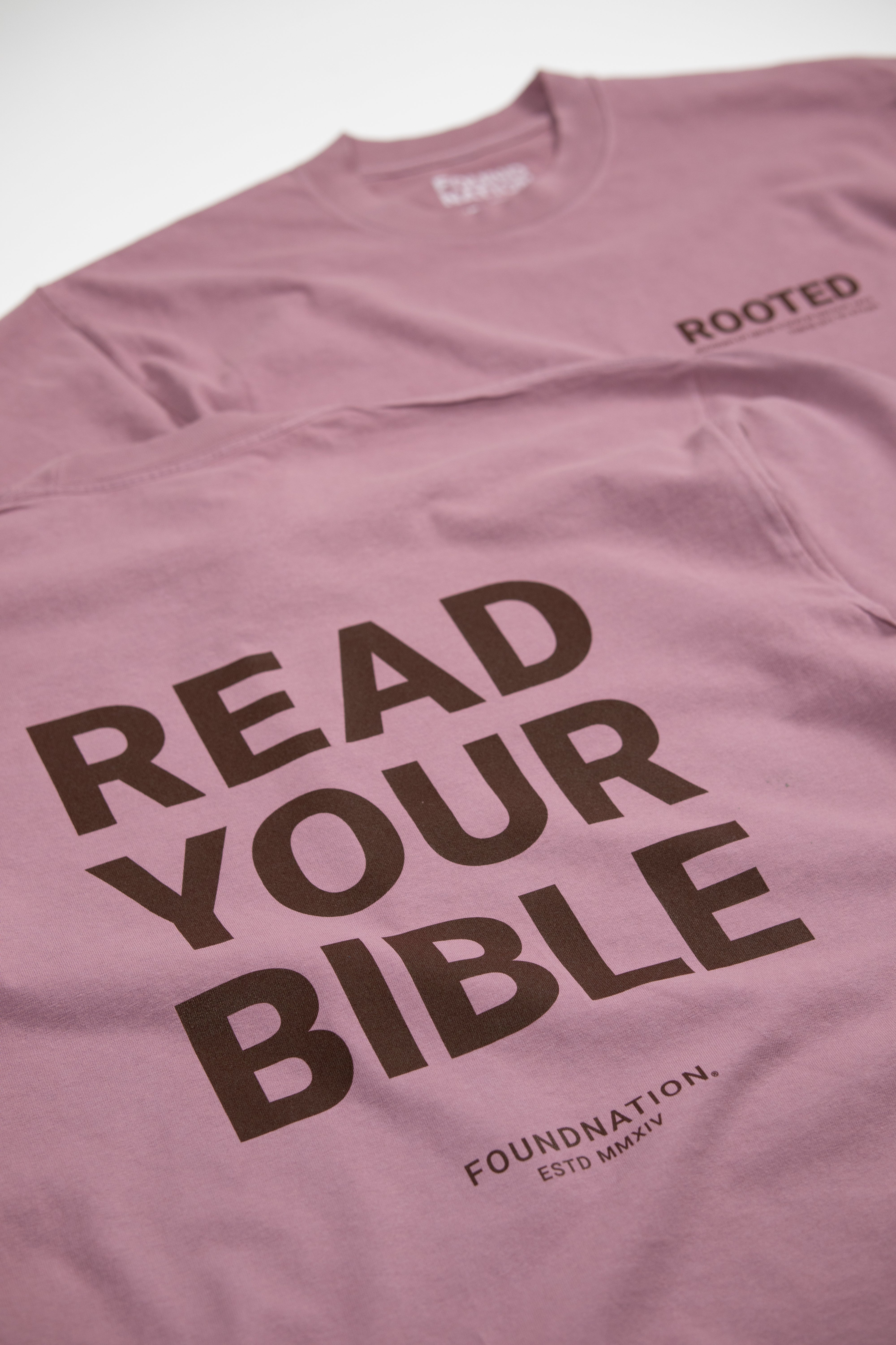 MAUVE ROOTED TEE