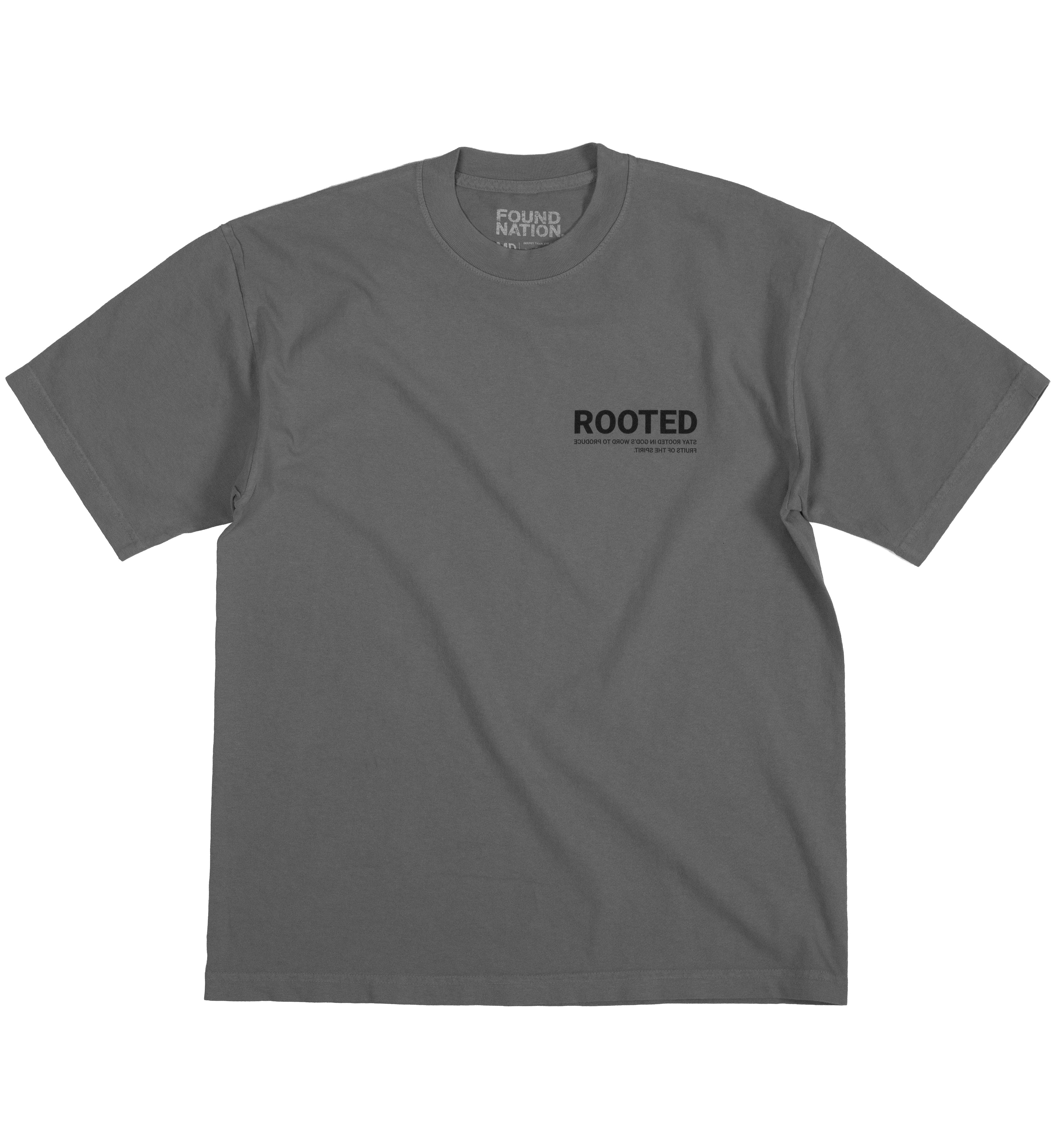 GRAY ROOTED TEE