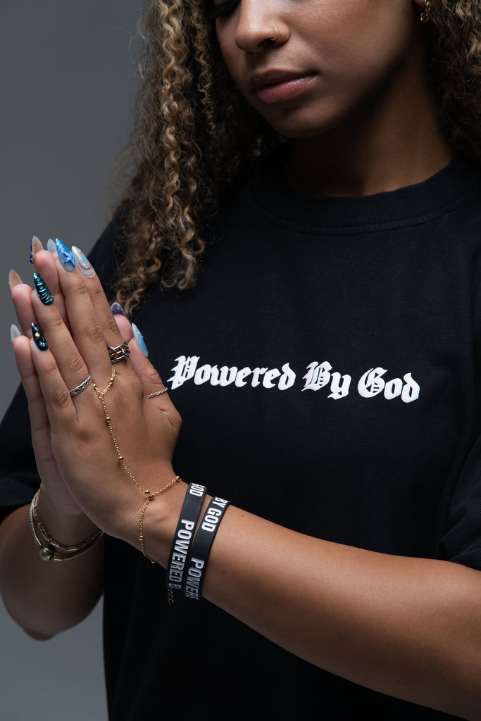POWERED BY GOD WRISTBAND