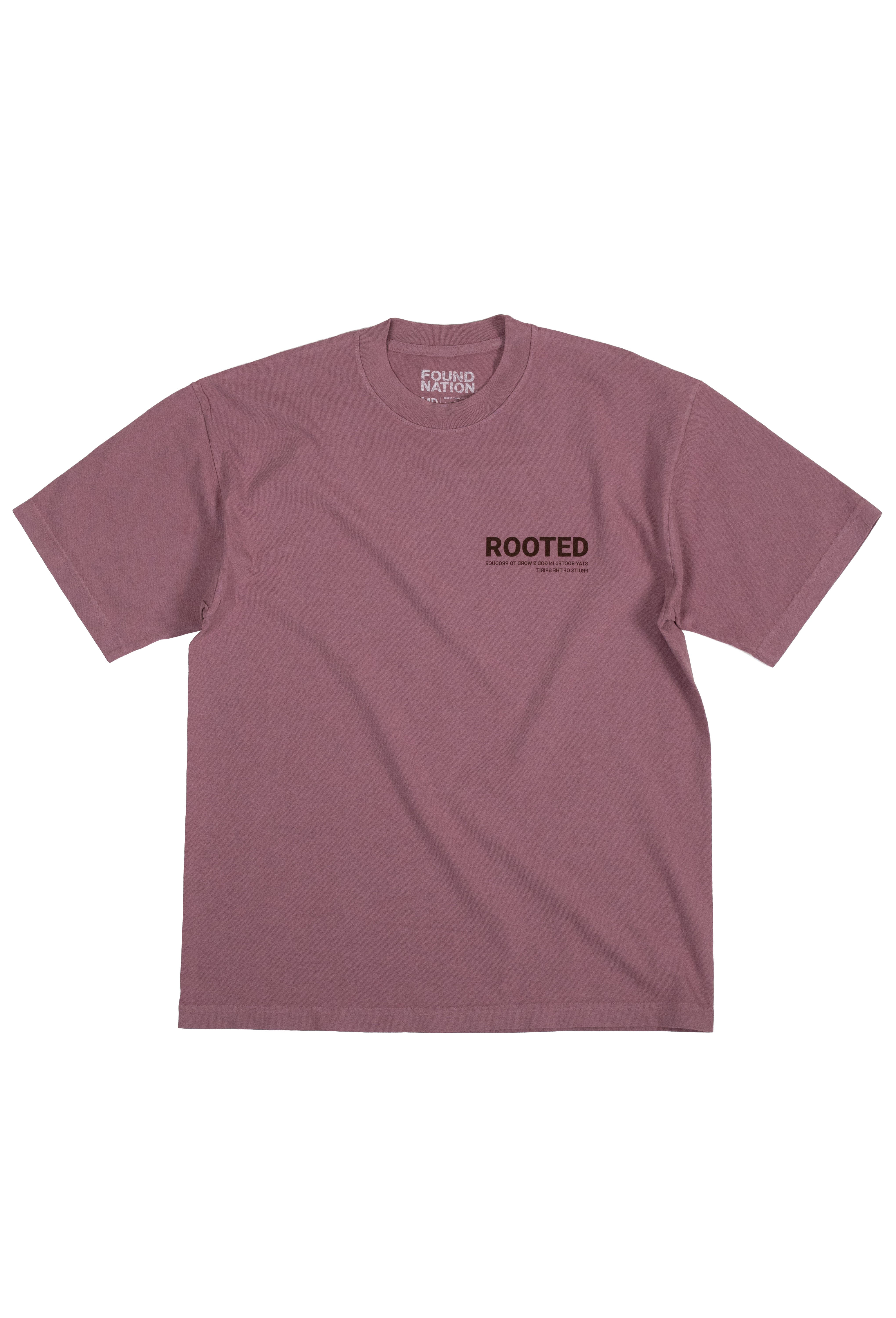 MAUVE ROOTED TEE