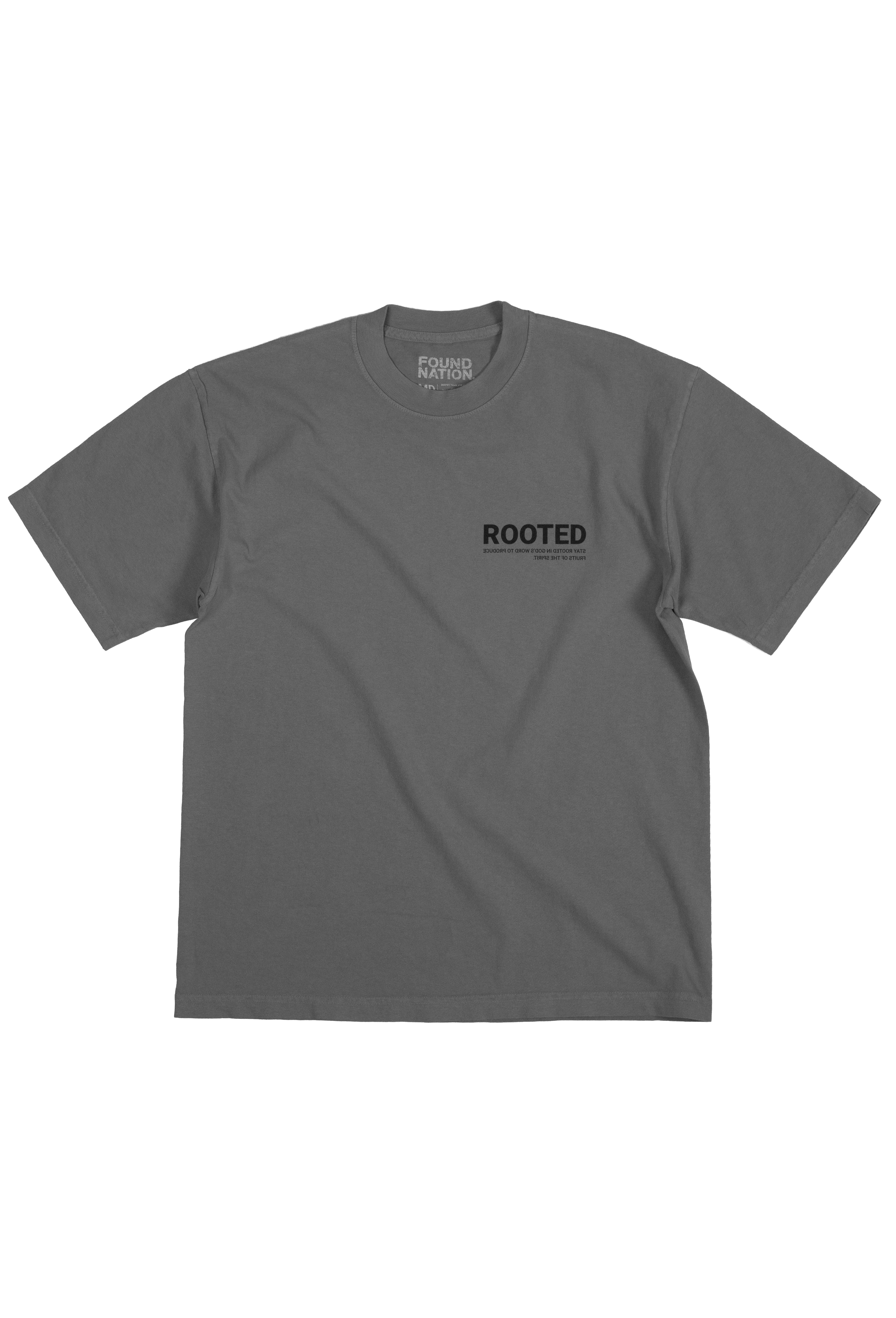 GRAY ROOTED TEE