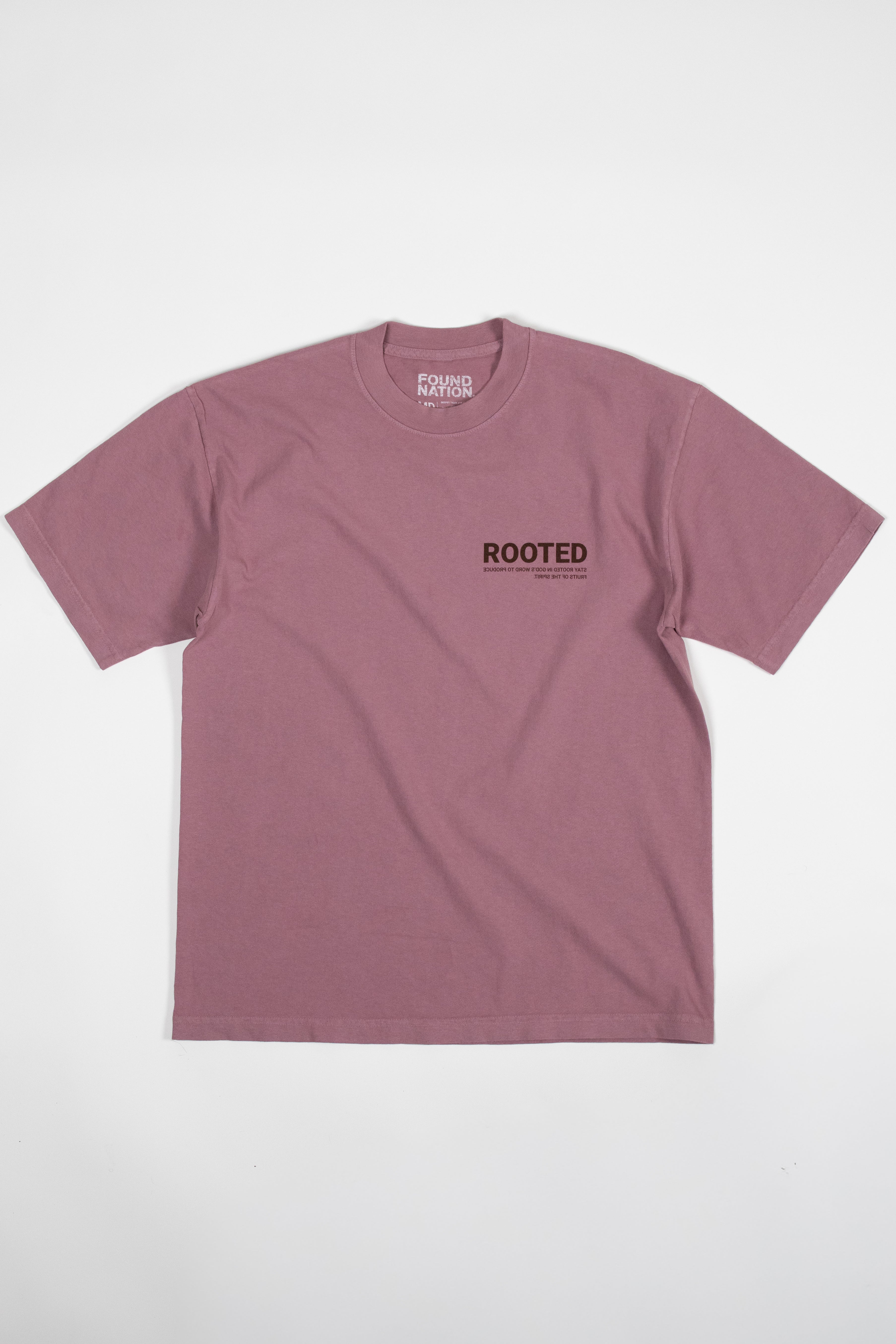 MAUVE ROOTED TEE