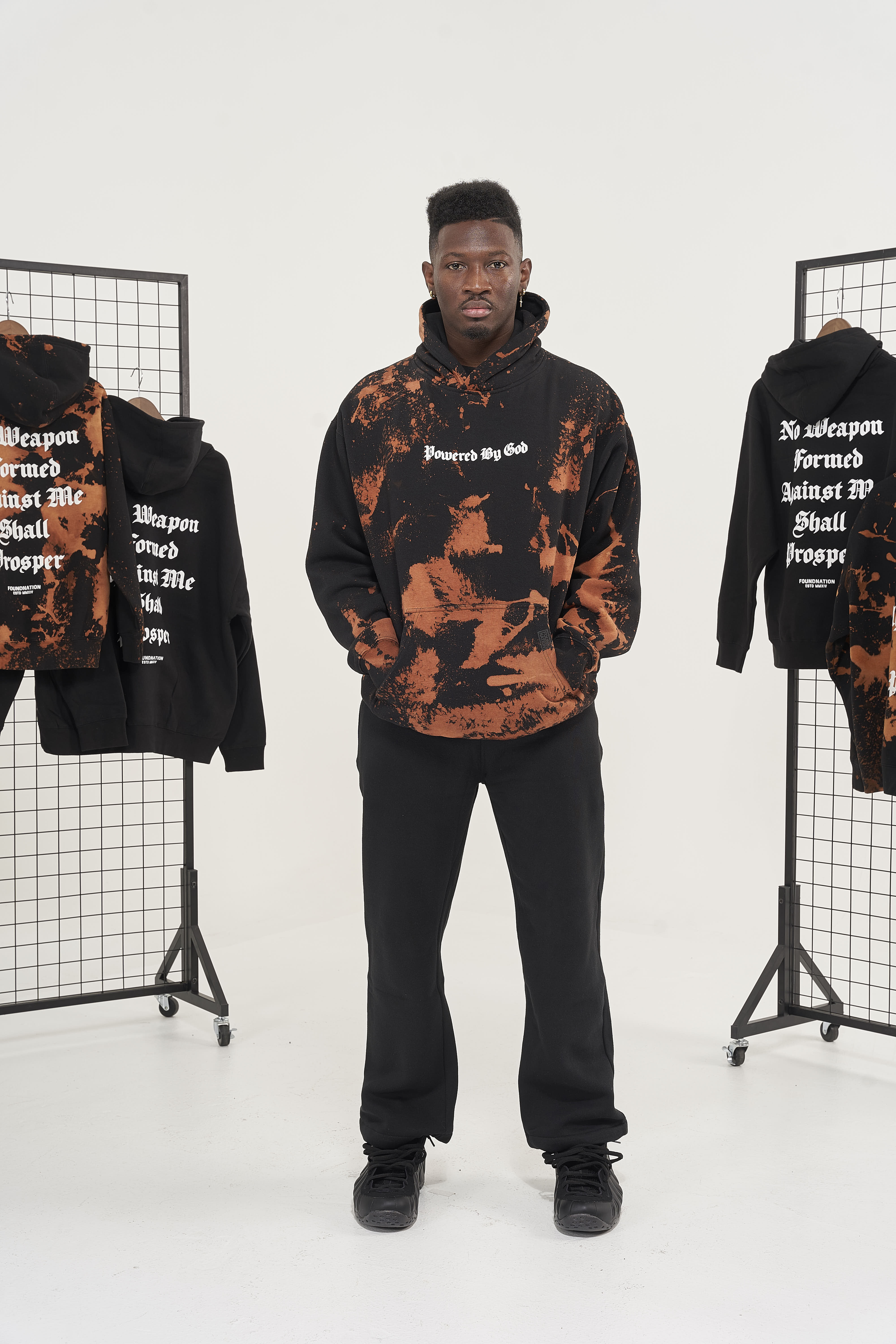 BLEACHED POWERED BY GOD HOODIE