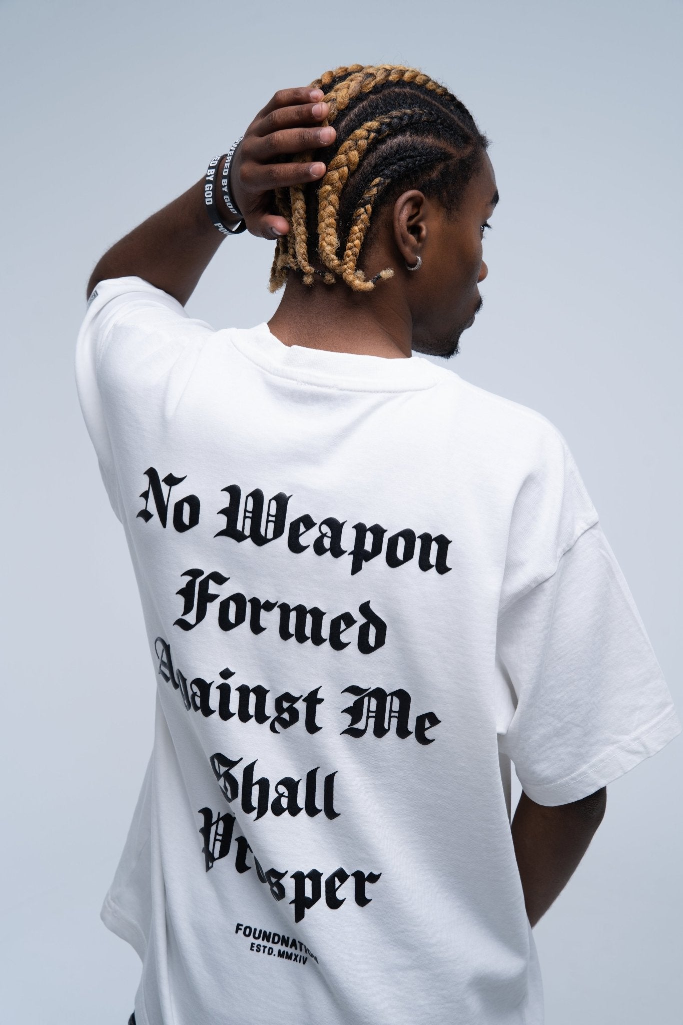 POWERED BY GOD TEE - FoundNation