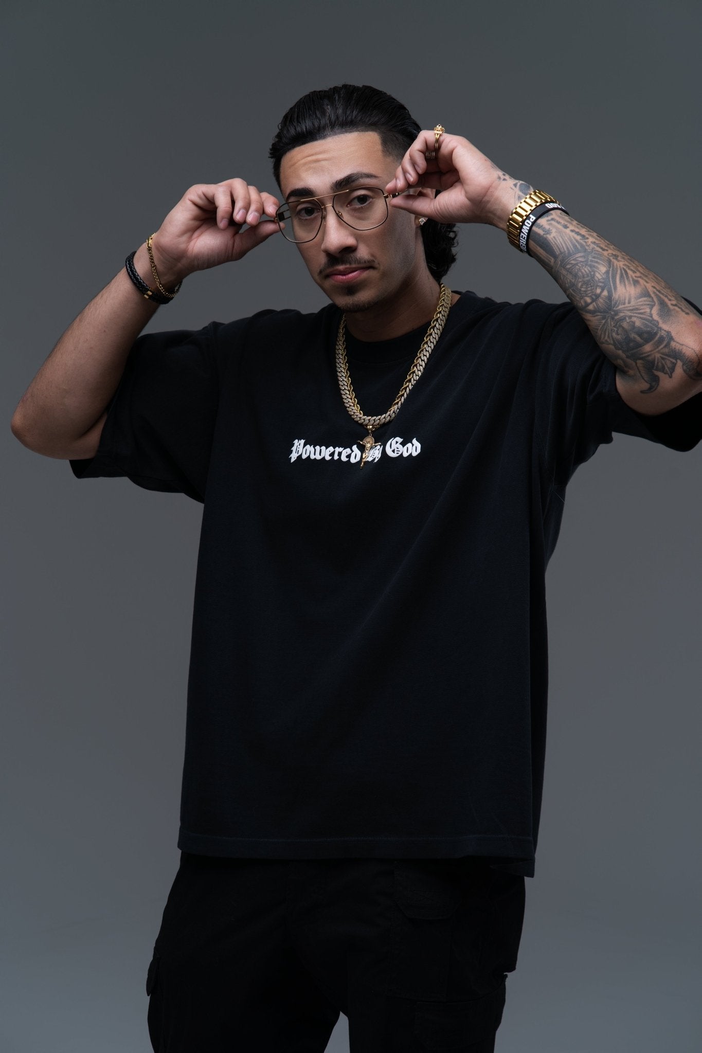 POWERED BY GOD TEE - FoundNation