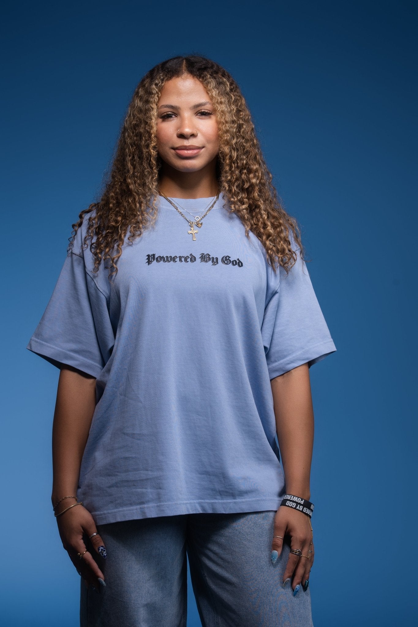 POWERED BY GOD TEE - FoundNation