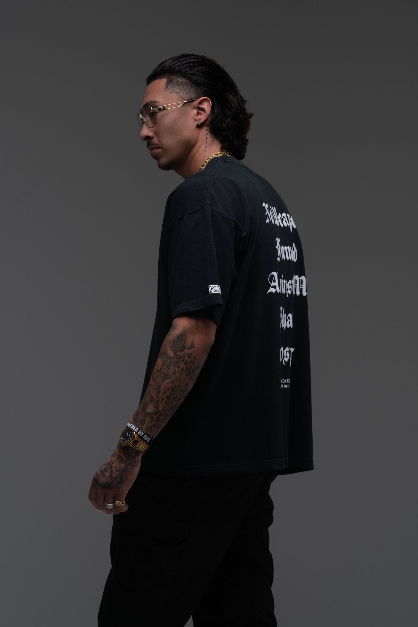 POWERED BY GOD TEE - FoundNation