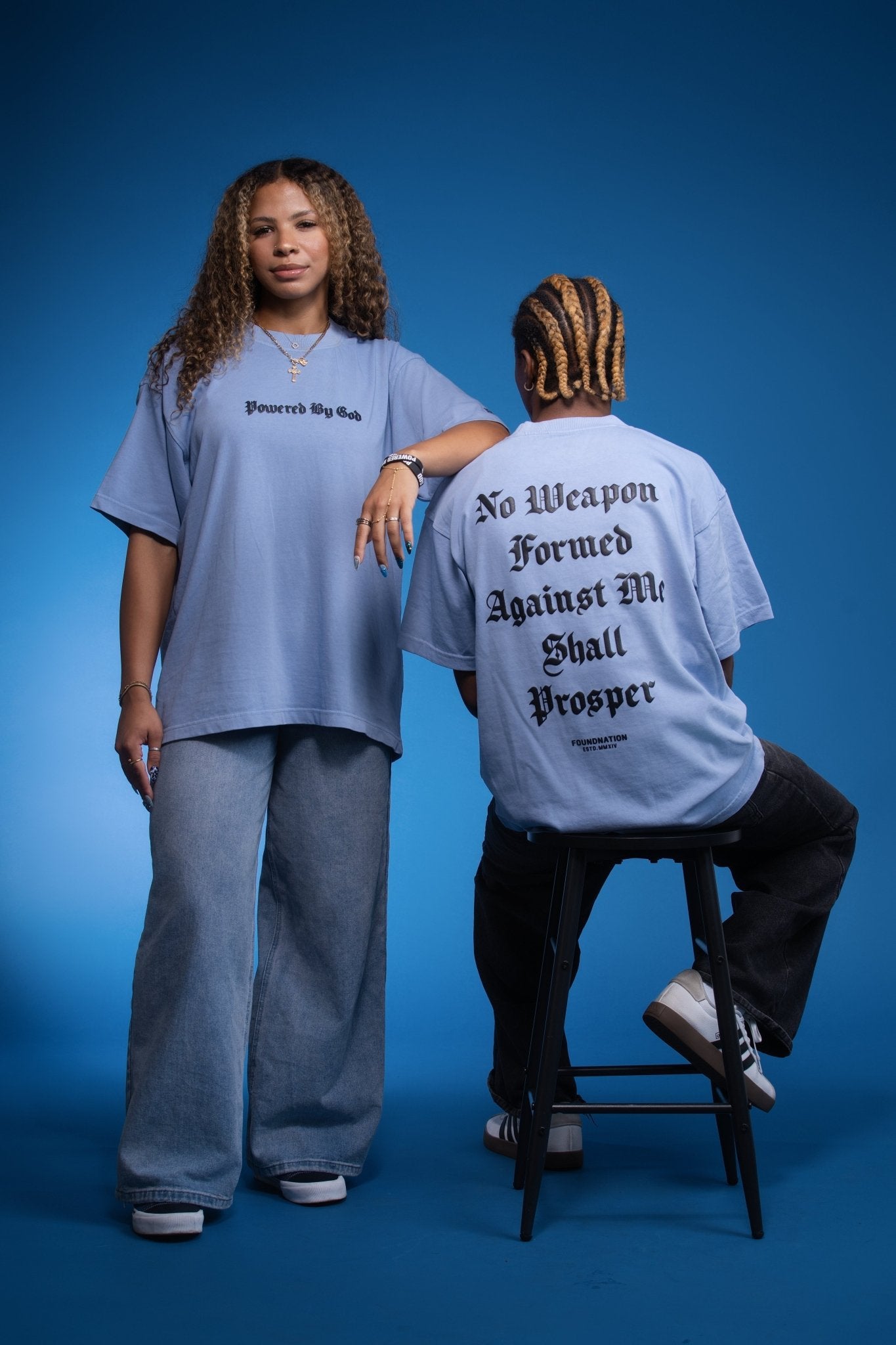 POWERED BY GOD TEE - FoundNation