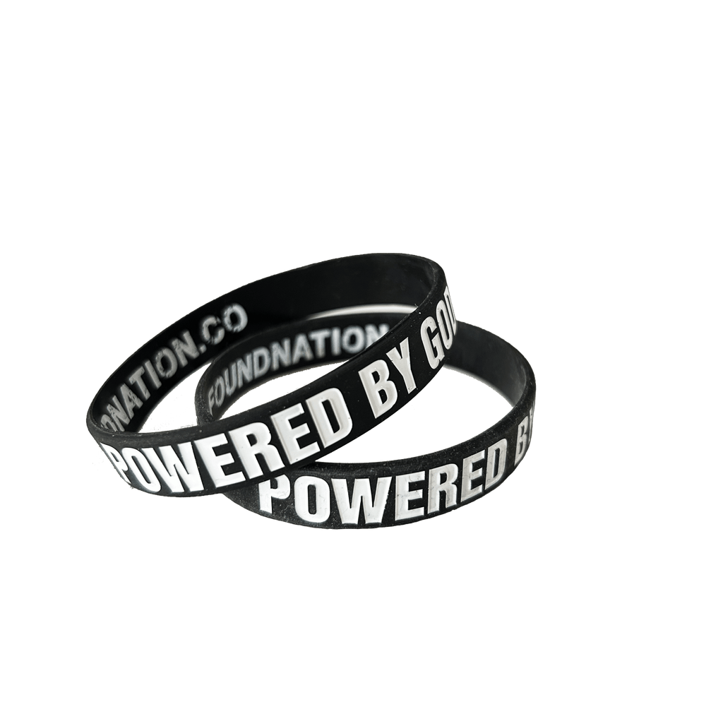 POWERED BY GOD WRISTBAND - FoundNation