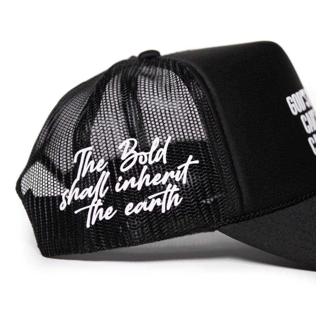 God's Plan Trucker Hat (Black/White) – FoundNation Clothing Co.